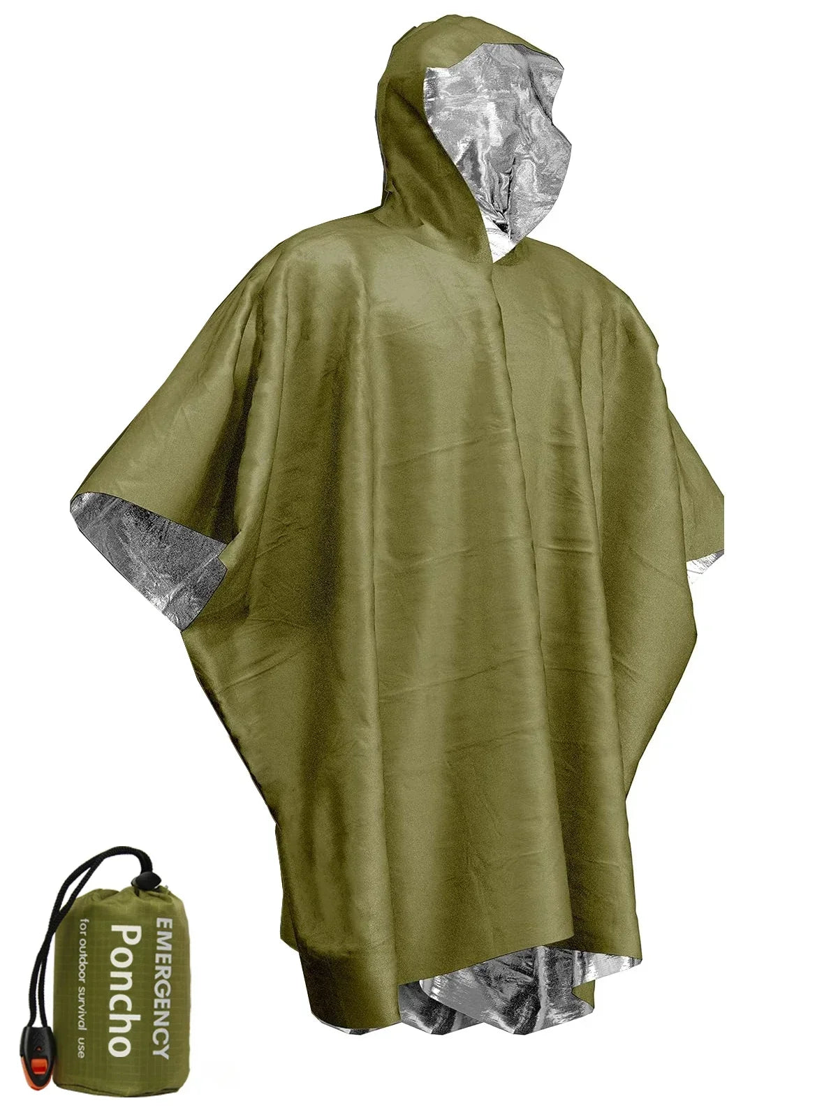Poncho Poulet Imperméable: Couverture de Survie Camping
