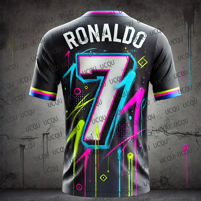 Maillot Sport Ronaldo No7 Édition Spéciale Respirable