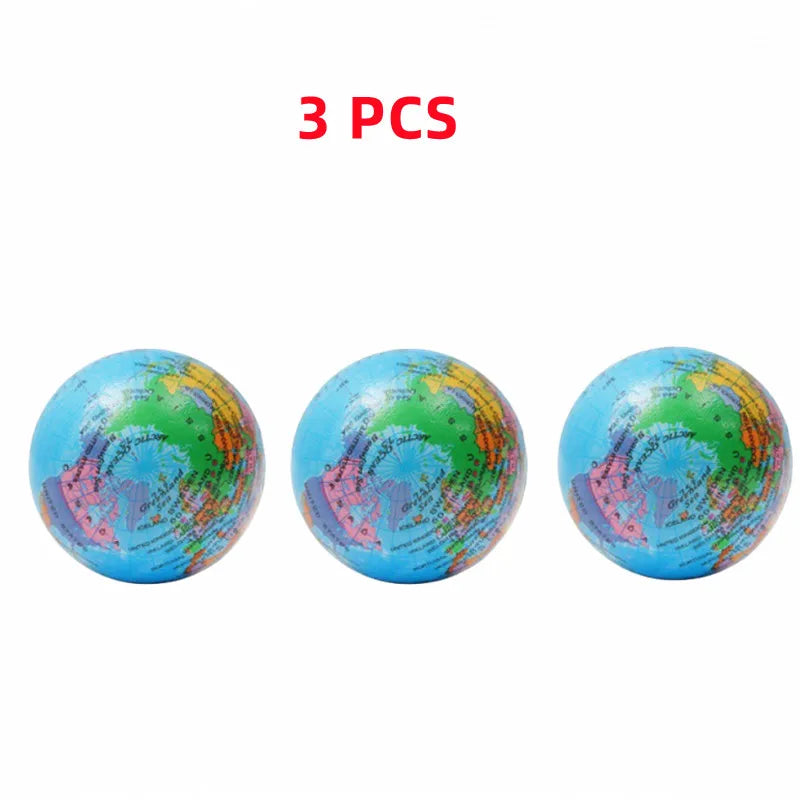 World Map Stress Ball: Fun Foam Relief Toy