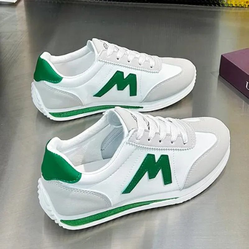 Lightweight White Outdoor Tennis Shoes - DUTRIEUX