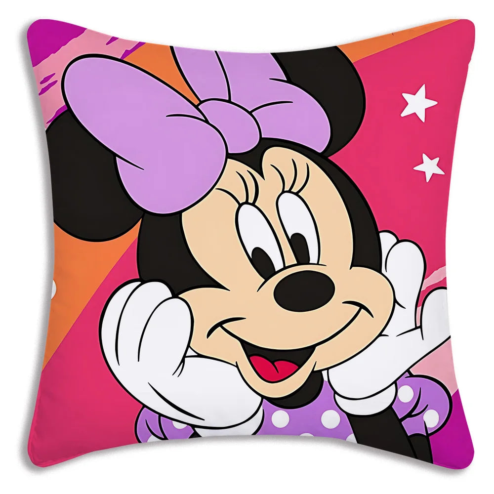 Kawaii Disney Duo: Mickey & Minnie Plush Pillow Covers