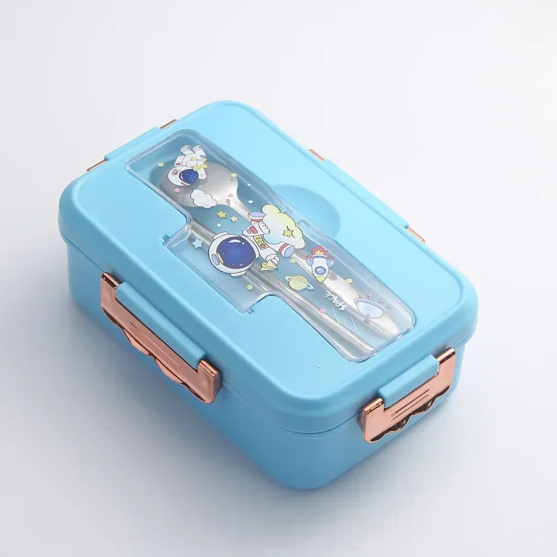 Cartoon Bento Box: Eco-Friendly Student Lunch Solution