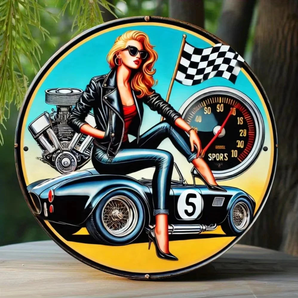 Chic Microphone Mural: Glam Vintage Wall Art