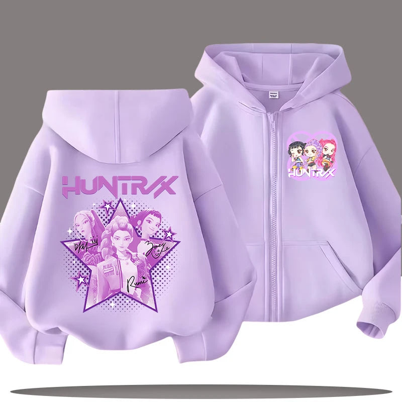 Sweat à Capuche Kpop Démon Hunter pour Enfants