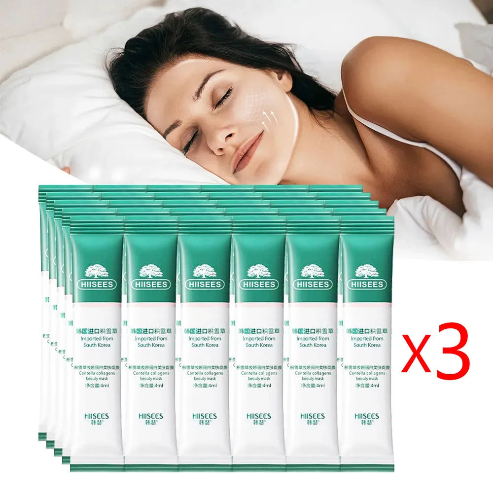 Centella Collagen Night Masks – 30 Hydrating Sheets