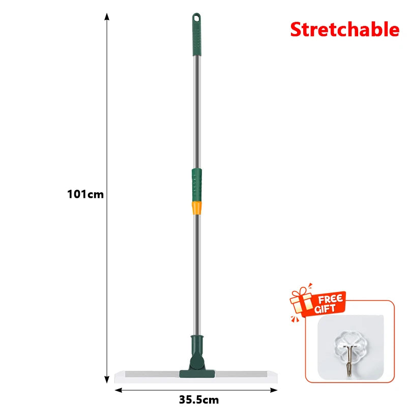 EcoSweep Telescopic Silicone Broom & Squeegee
