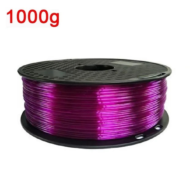 Filament TPU Flexible 1.75mm Turquoise Transparent 1kg