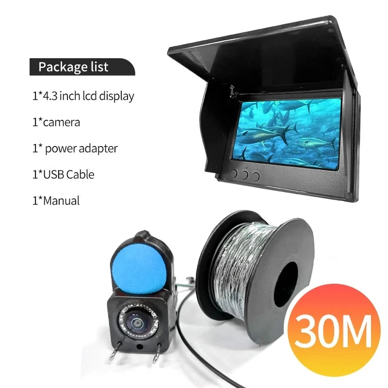 AquaVision Pro: Caméra de Pêche HD Étanche avec LCD