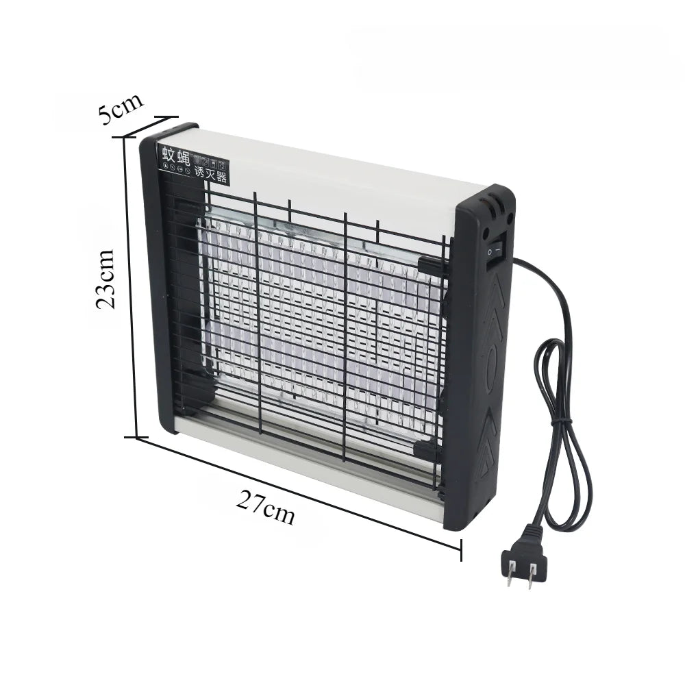 Lampe Électrique Anti-Moustiques Extérieure 2-en-1