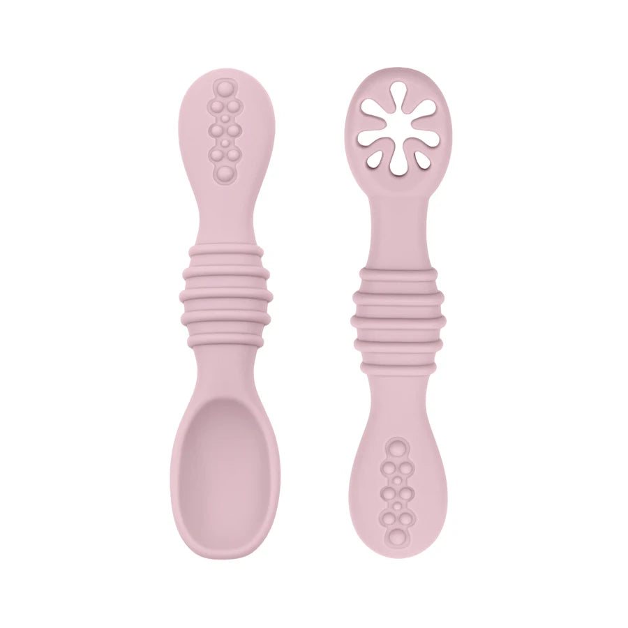Set Couverts Bébé Silicone Doux 3-6 ans