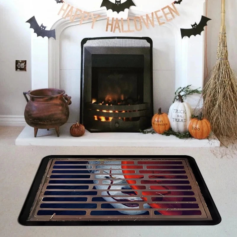 3D Horror Doormat: Halloween Spooky Floor Decor