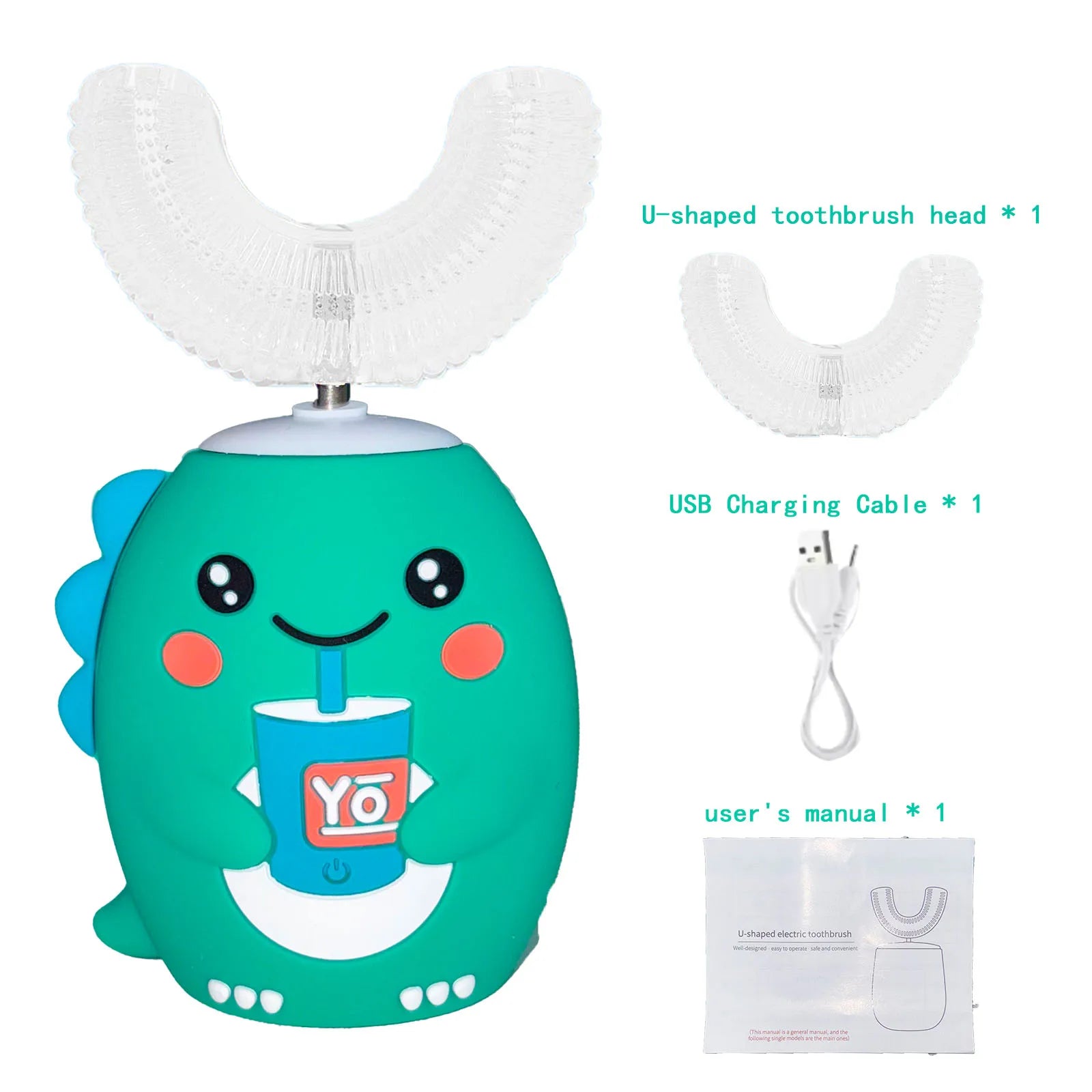 DinoBrush U: Sonic Kids' Toothbrush with 5 Modes