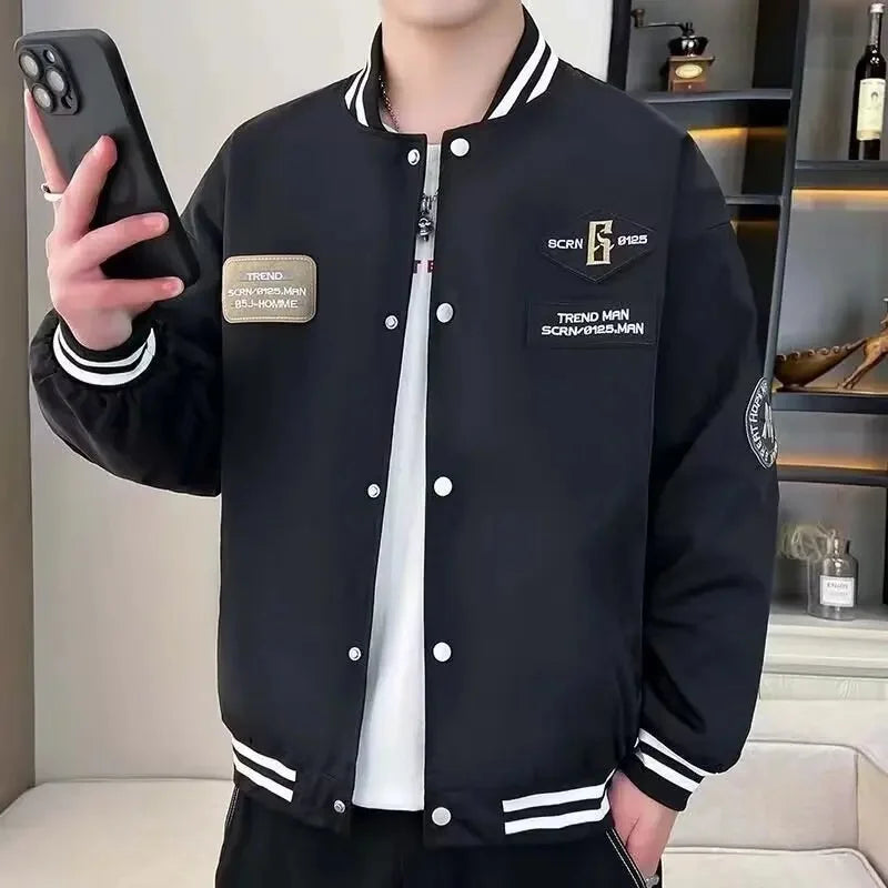 Veste Coréenne Décontractée Homme - Style et Confort