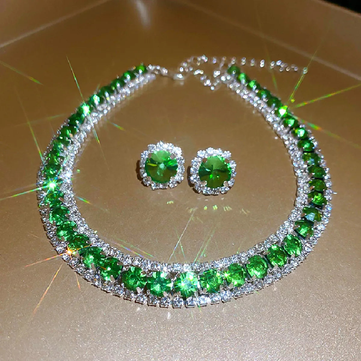 Éclat Géométrique - Ensemble Bijoux FYUAN