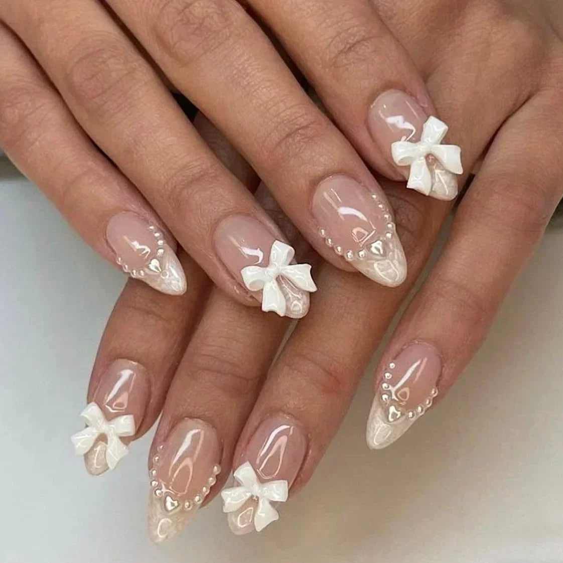 Ballet Rose : 24 Faux Ongles Élégants