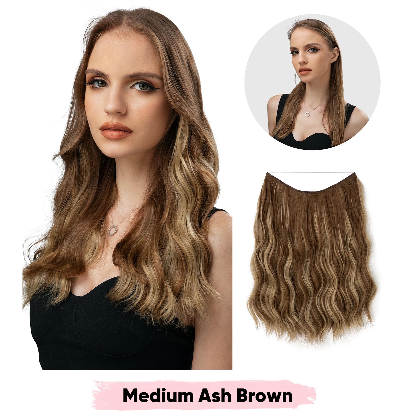 Extensions Clip-in SARLA - Ombre Blonde Naturelle