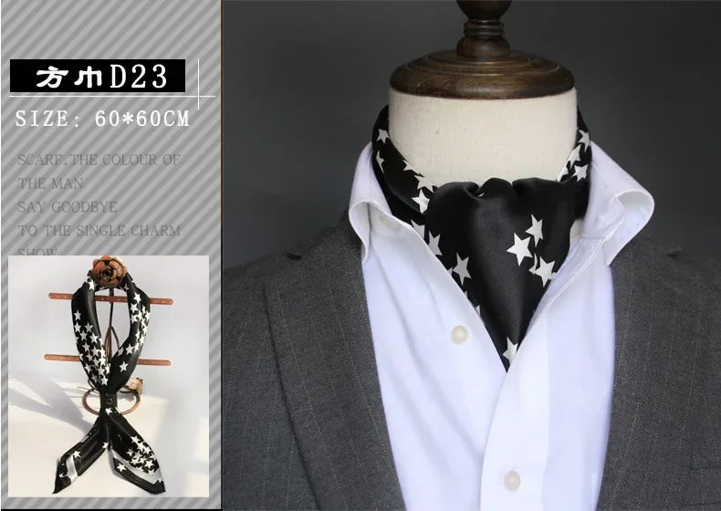 Foulard en soie britannique - Écharpe carrée chic