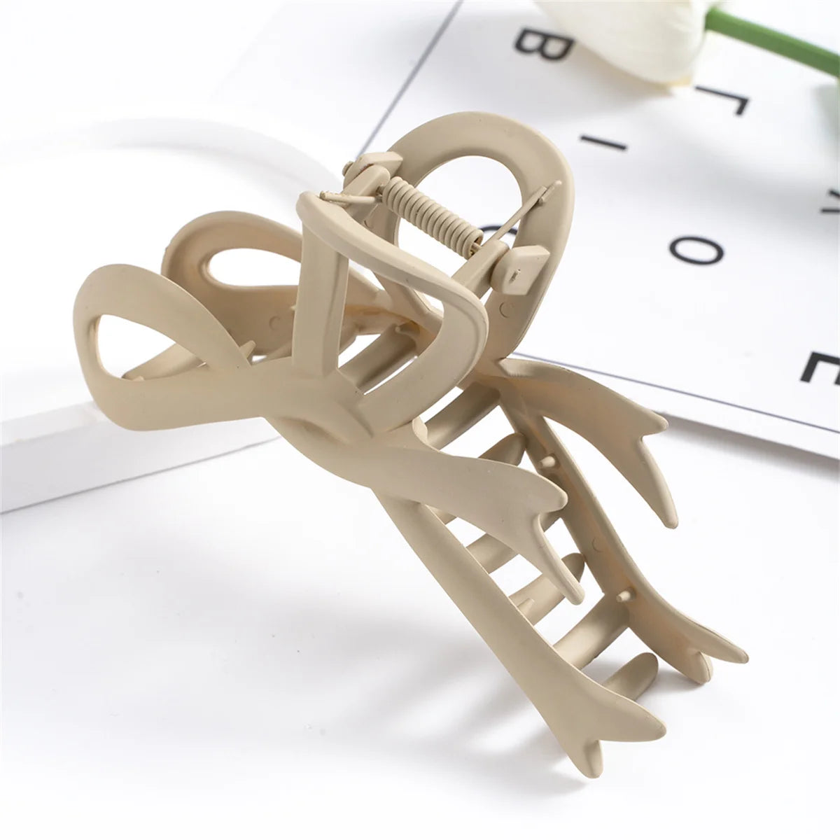 Barrettes Vintage à Nœud - Élégance Mat