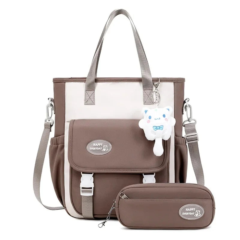 Sac à Dos Harajuku Grande Capacité en Tissu Oxford