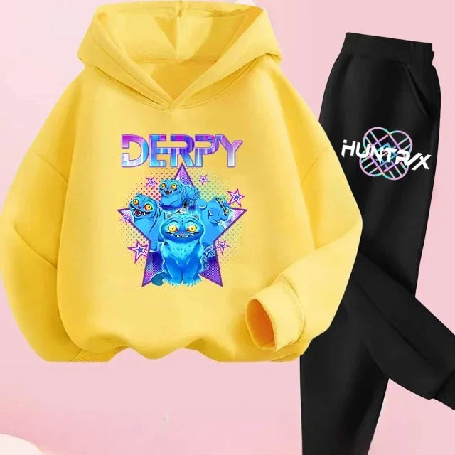 Chic KPop Kids: Ensemble Décontracté Devil Hunter