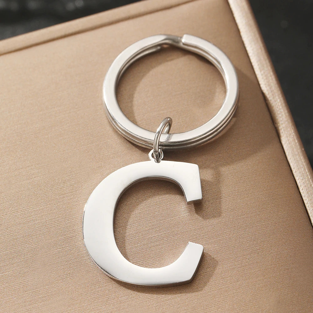 Porte-clés suspendu en acier inoxydable - Élégance quotidienne