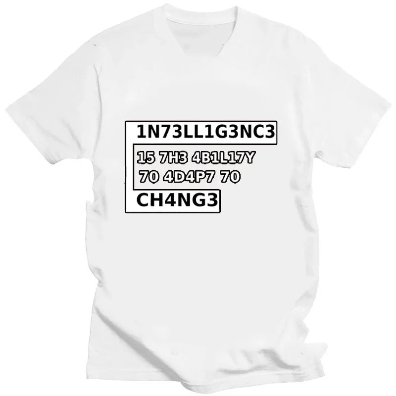 Geeky Adaptation Tee: Embrace Change with Humor