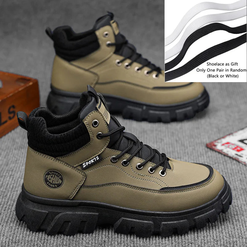 ZHIO Bottines Hommes Antidérapantes Chic