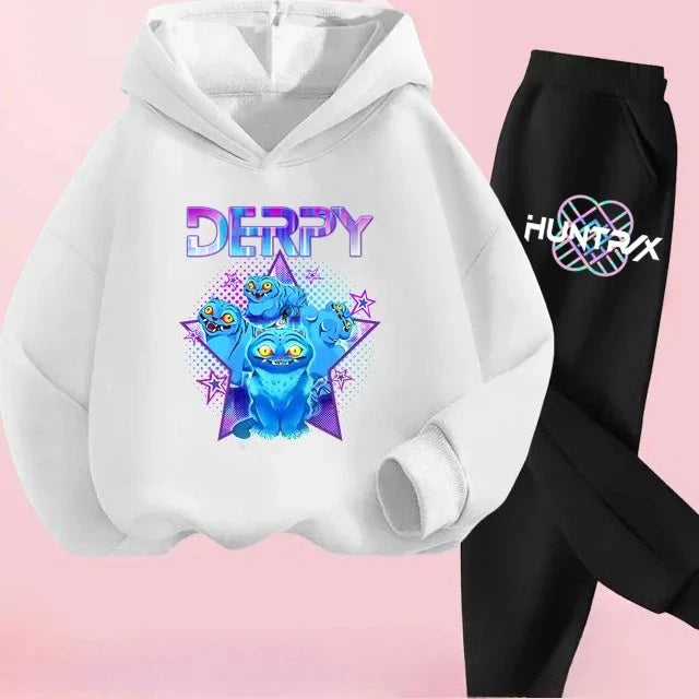 Chic KPop Kids: Ensemble Décontracté Devil Hunter