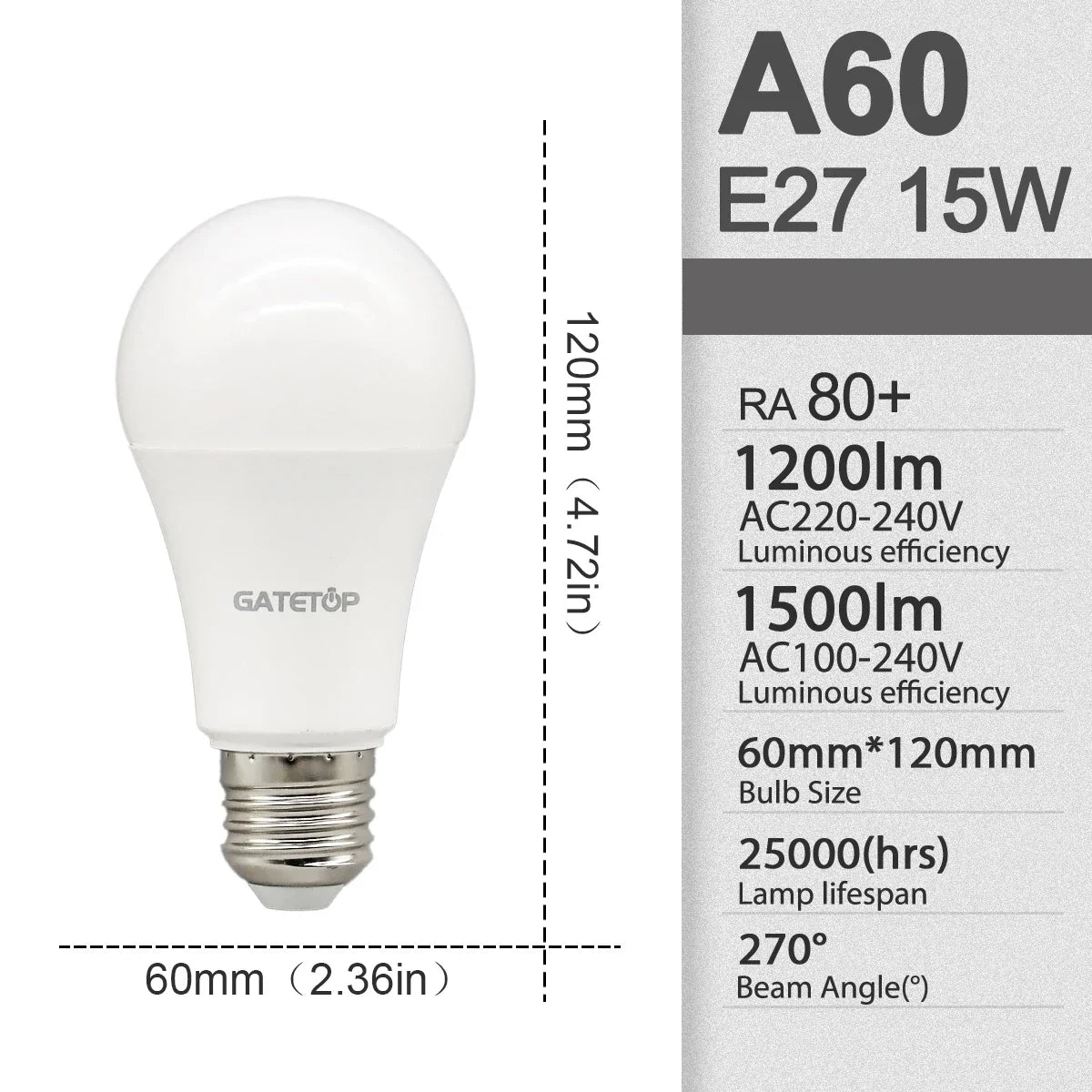 EcoGlow E27 LED Bulbs - Versatile Home Lighting