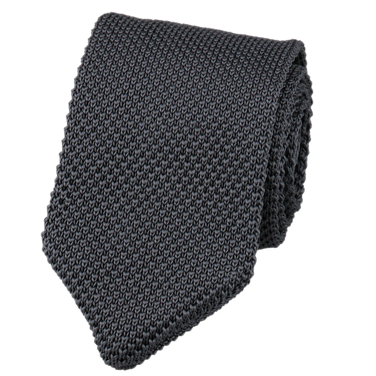 Cravate Tricotée Bleu Foncé Élégance Casual