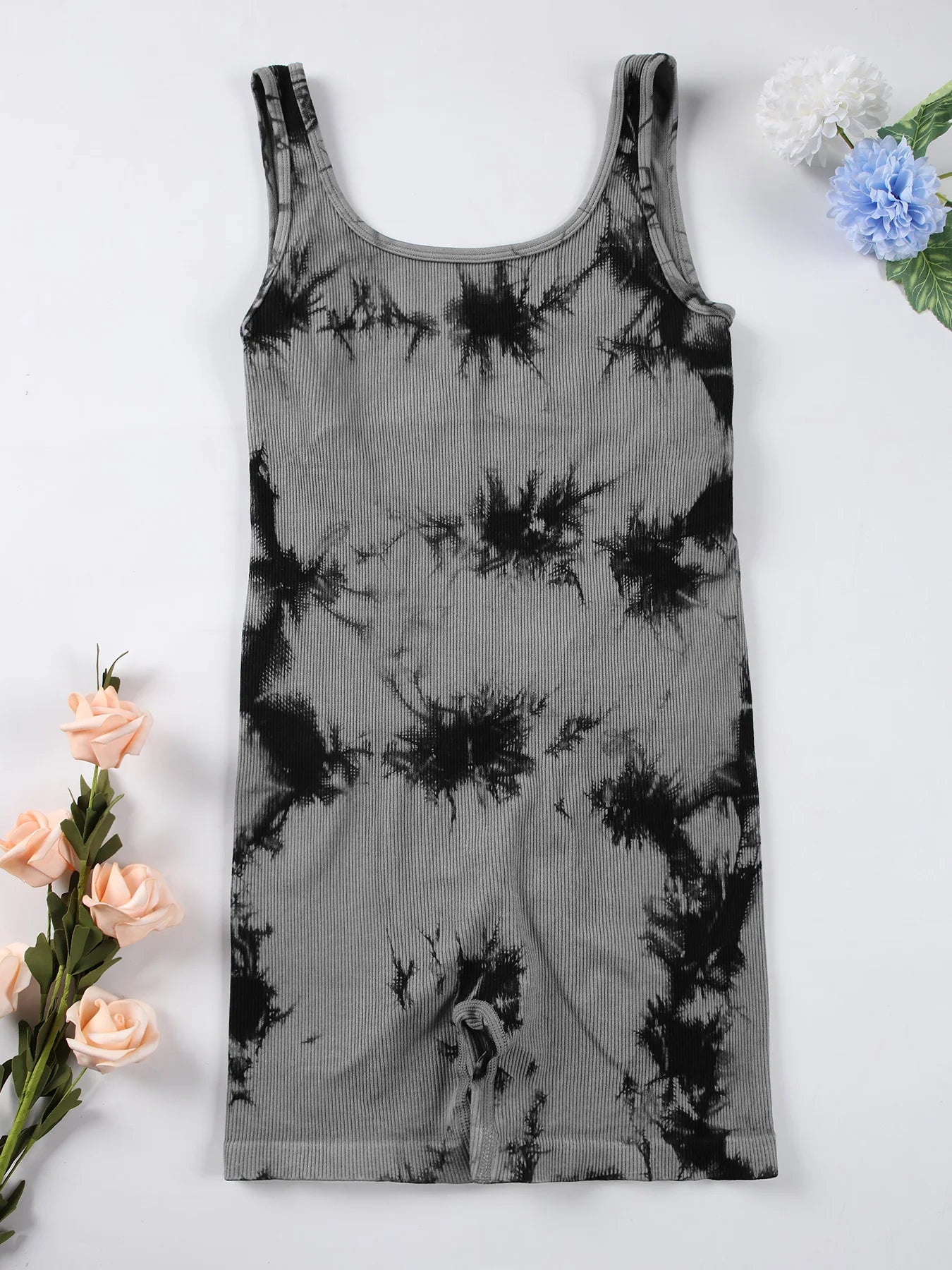 Combinaison Yoga Femme Dos Nu Extensible Sans Manches