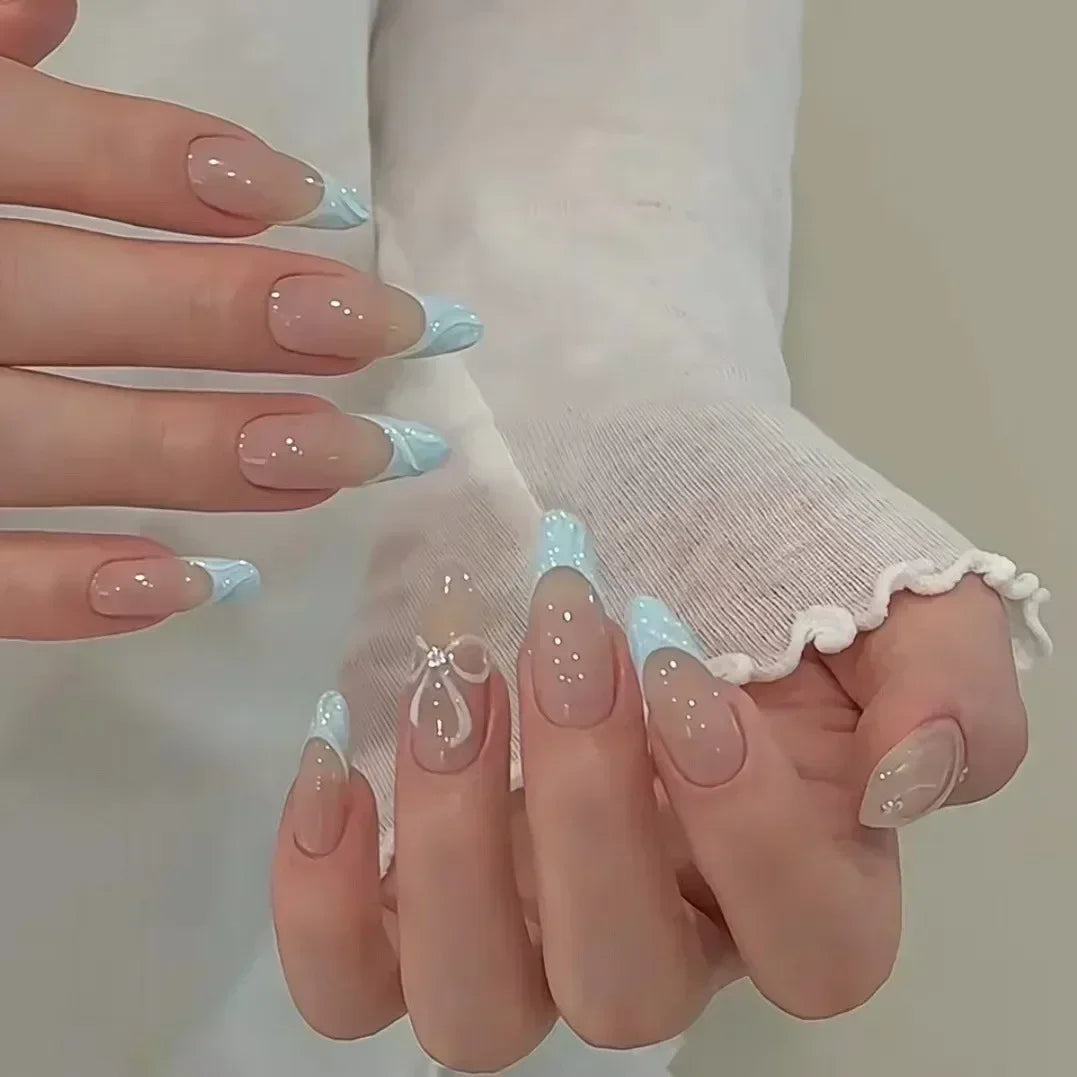 Ballet Rose : 24 Faux Ongles Élégants
