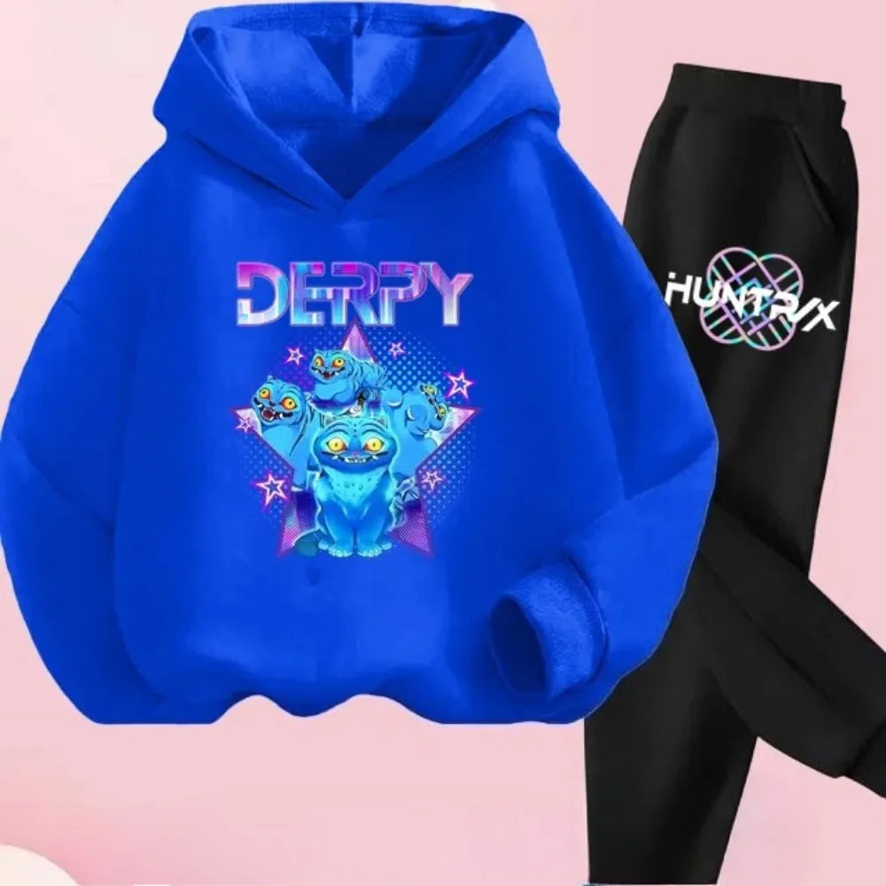 Chic KPop Kids: Ensemble Décontracté Devil Hunter