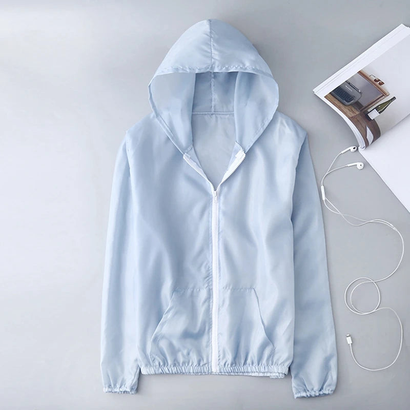 Éclat UV: Veste Ultra-Légère Unisexe Séchage Rapide