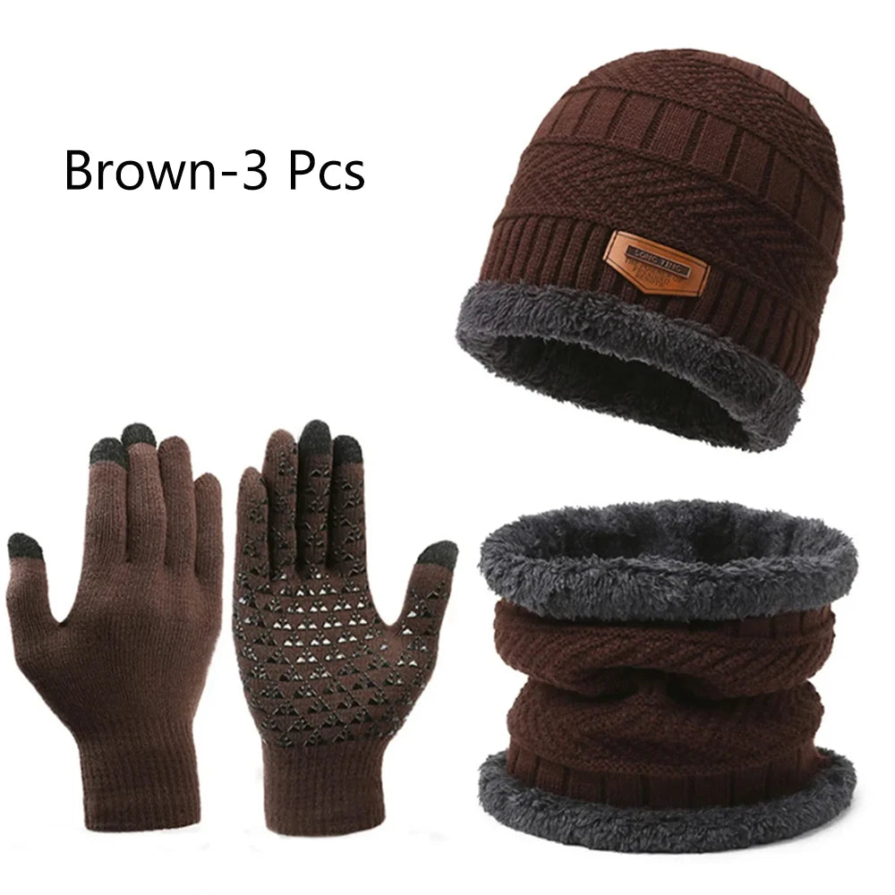 Ensemble Hiver Chic : Écharpe, Gants & Bonnet Tactile
