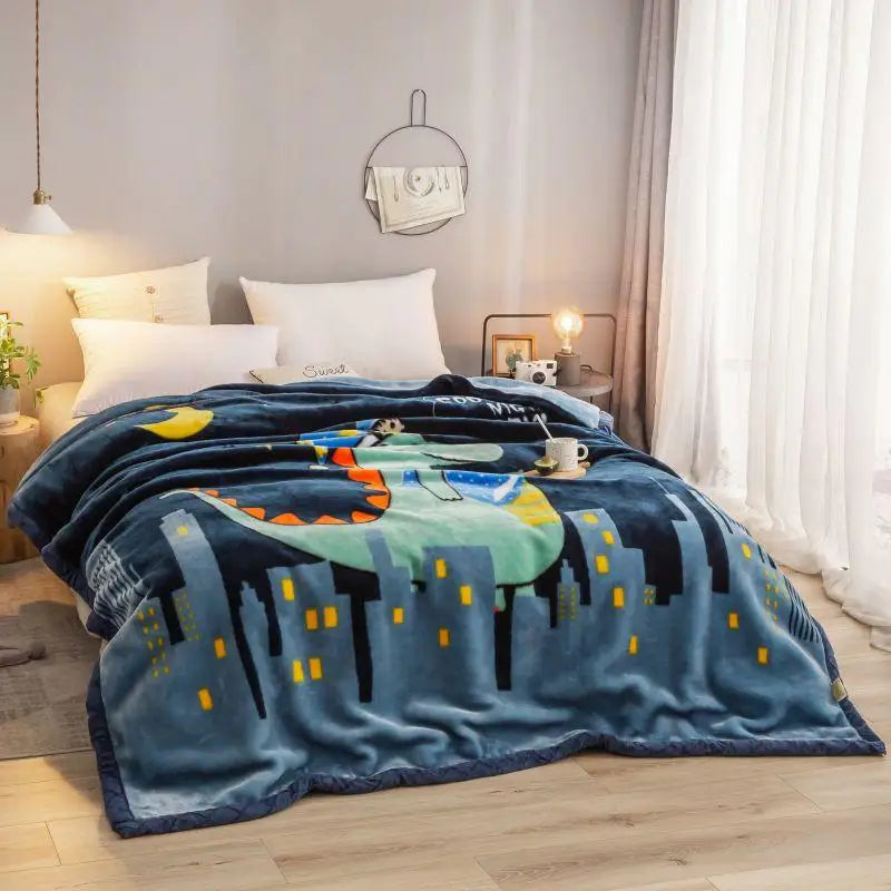 Douceur Florale: Couverture Ultra Confort