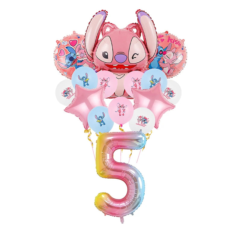 Ensemble Anniversaire Lilo & Stitch Fête Disney Fille