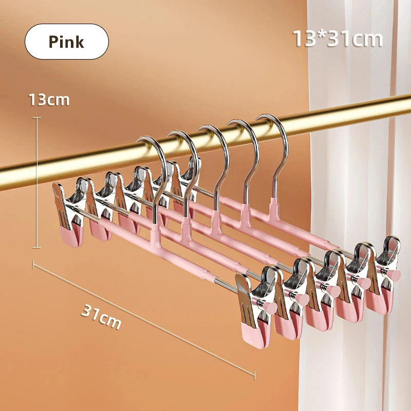 Cintre Métal Ventilé avec Clips Réglables