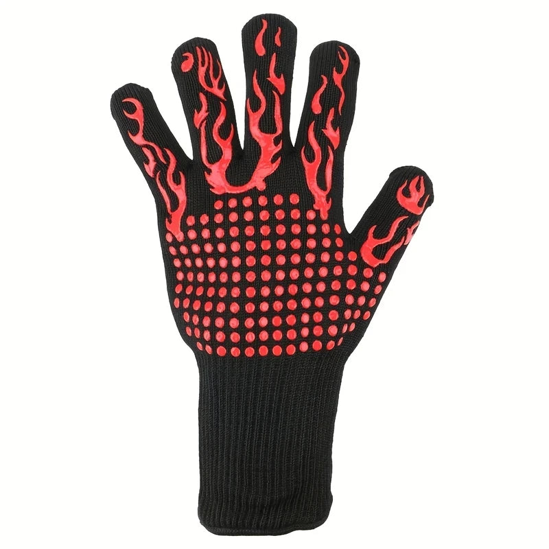 Gants ThermoChef: Protection Ultime 800°C Silicone
