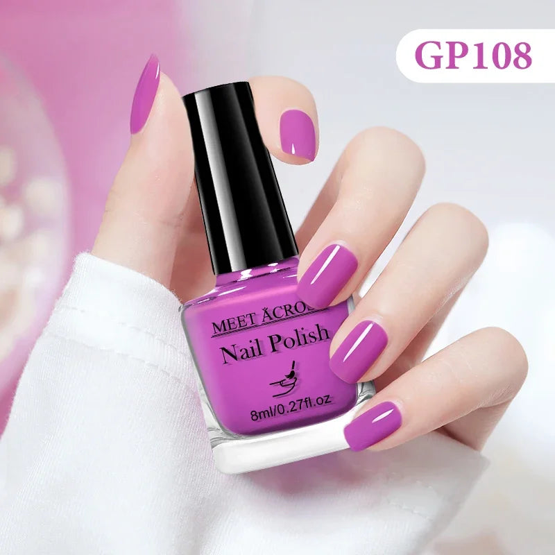 Vernis Aqua 48 Couleurs - Longue Durée & Séchage Rapide