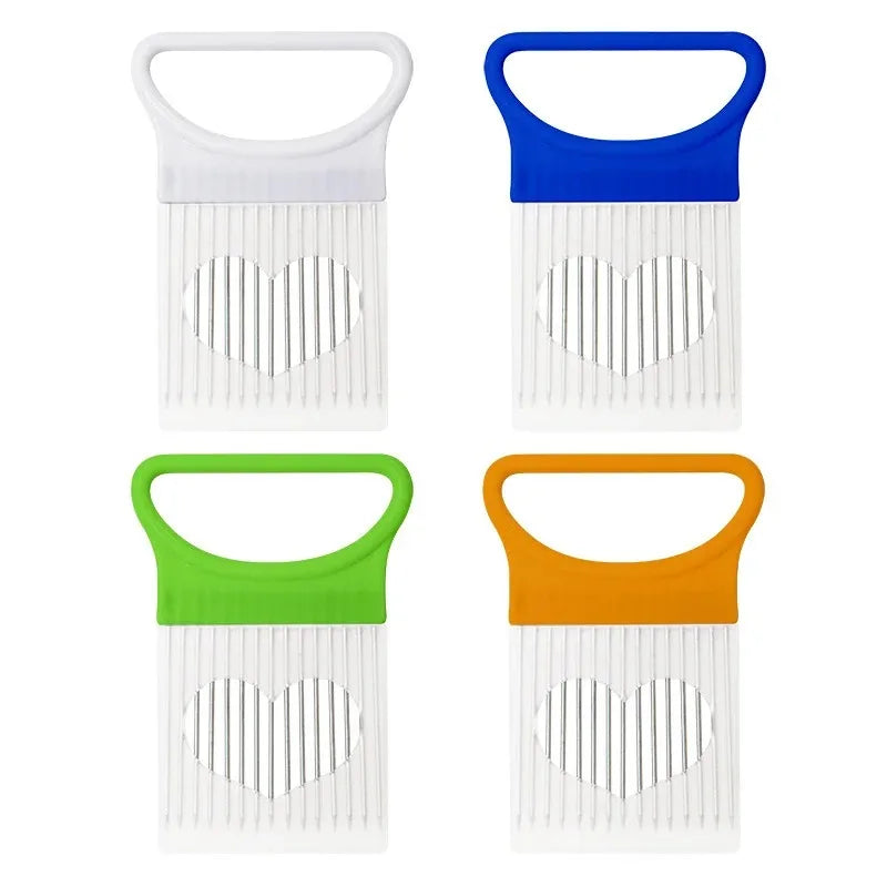 Oignon-Slice Pro: Trancheur Multi-Usage en Acier