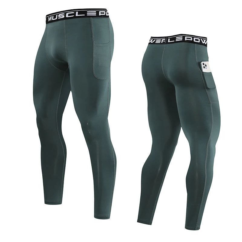 FlexiCourse Homme: Leggings Sport Séchage Rapide
