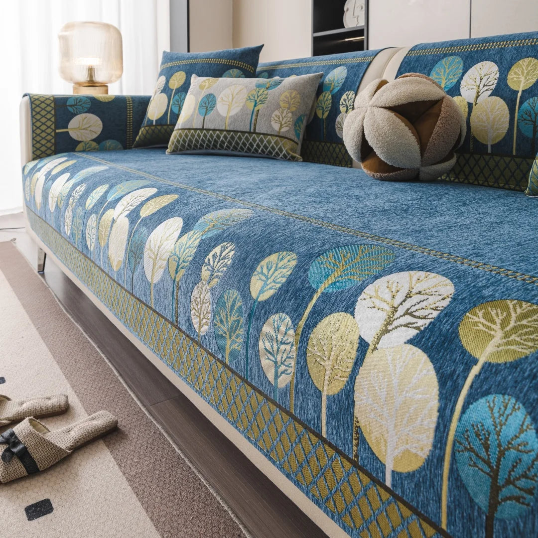 Housse Boho Lune - Protection Antidérapante Canapé