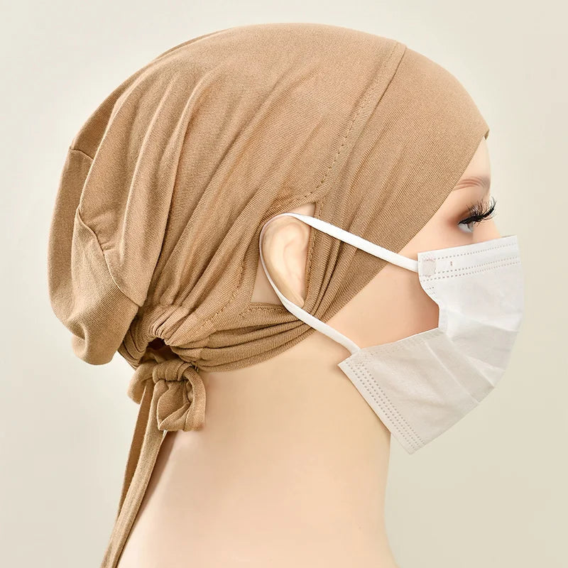 Bonnet Jersey Élégant avec Trou d'Oreille LAVEN