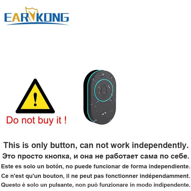 Smart Waterproof Wireless Doorbell - Earykong