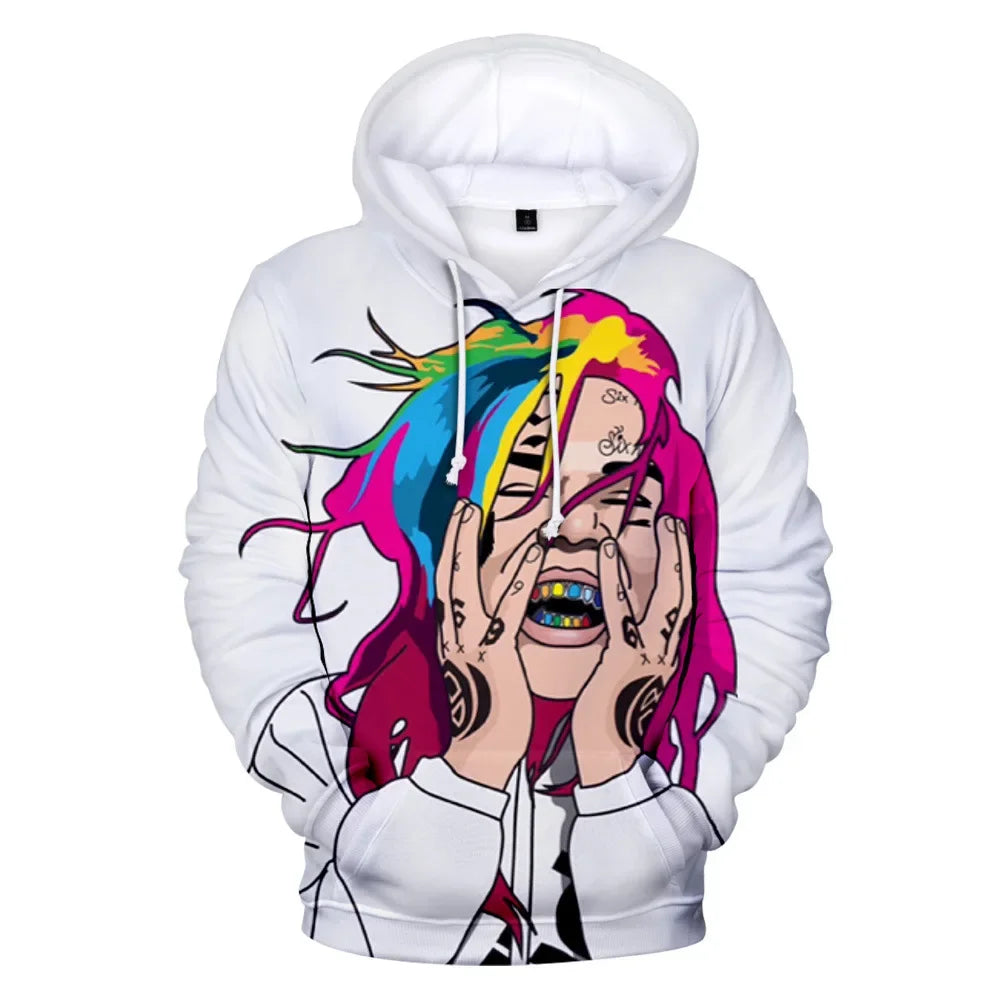 Hoodie 3D Tekashi69 Style Urbain