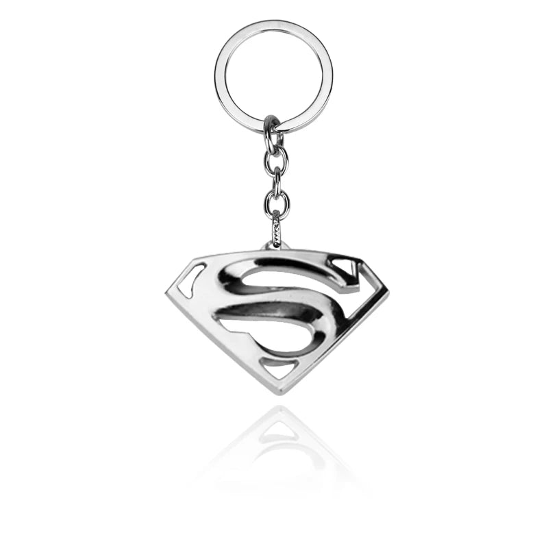 Superman Bat Keychain - Metal Pendant for Fans