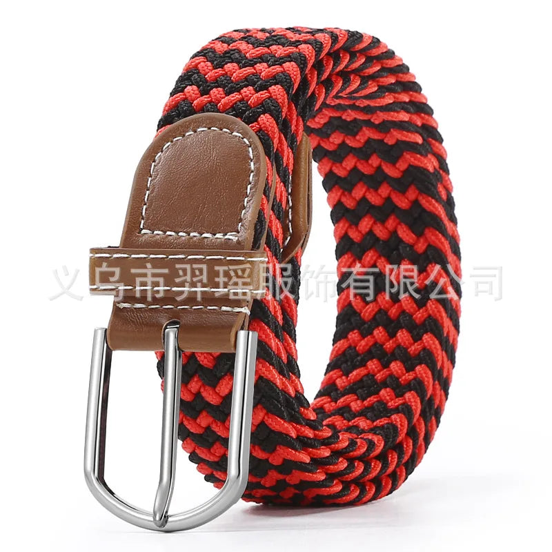 Ceinture Élastique Tressée Unisexe Confort Style