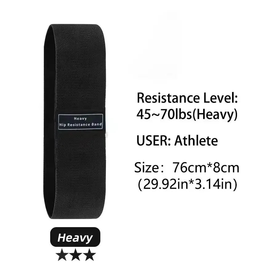 HipFlex Fabric Resistance Bands - Unisex Fitness Gear