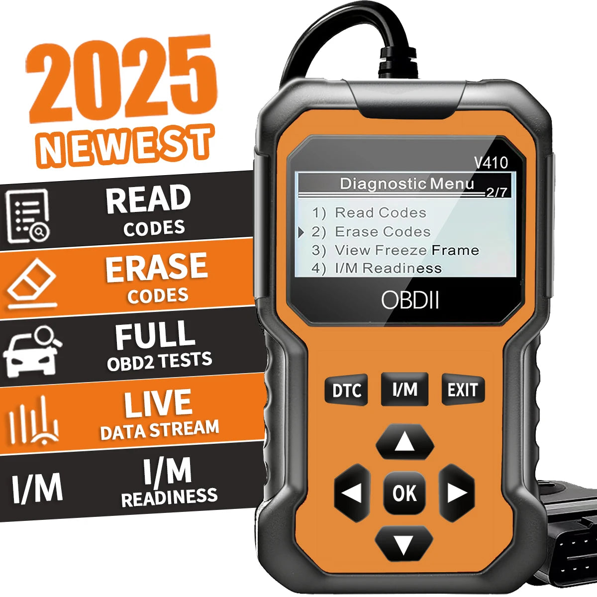 Scanner OBD2 Jexiwe - Outil de Diagnostic Auto